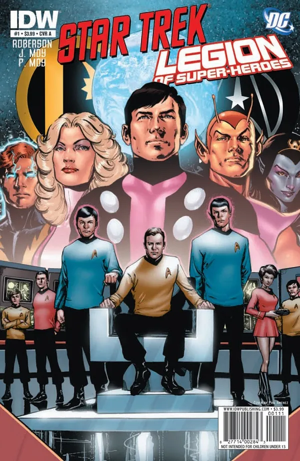 Cover of Star Trek / Legion of Super-Heroes #1
