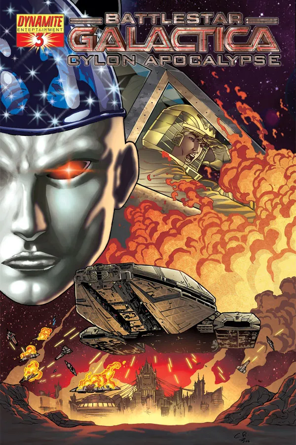 Cover of Battlestar Galactica: Cylon Apocalypse #3