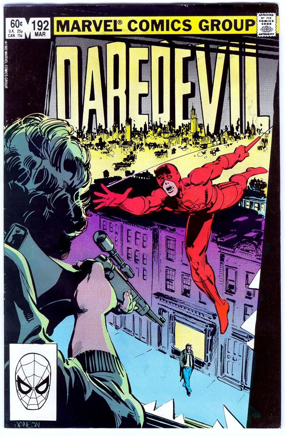 Cover of Daredevil #192