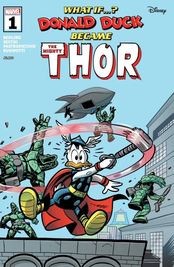 Cover of Marvel & Disney: What If...? Donald Duck Became Thor #1