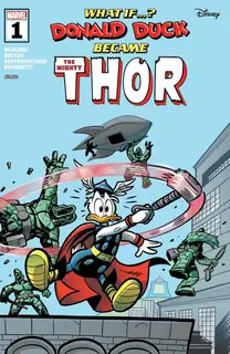 Cover of Marvel & Disney: What If...? Donald Duck Became Thor #1