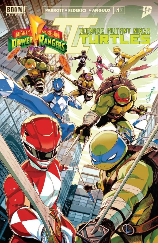 Cover of Mighty Morphin Power Rangers / Teenage Mutant Ninja Turtles III #1