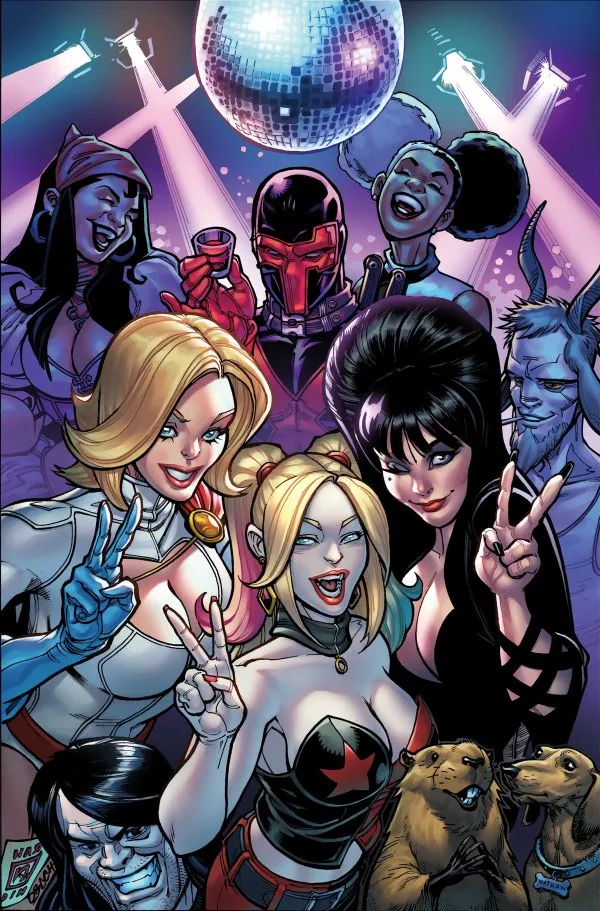 Cover of Harley Quinn x Elvira #5