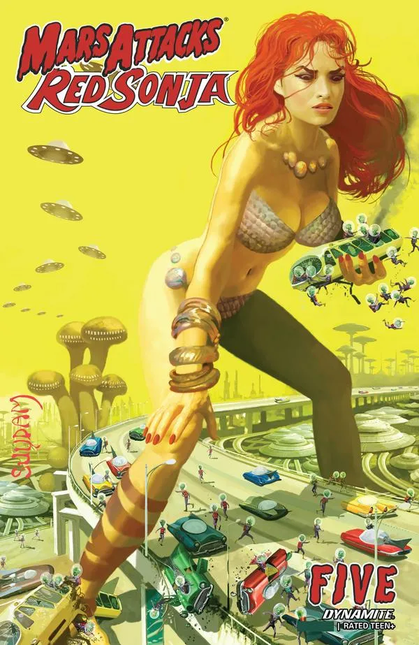 Cover of Mars Attacks / Red Sonja #5