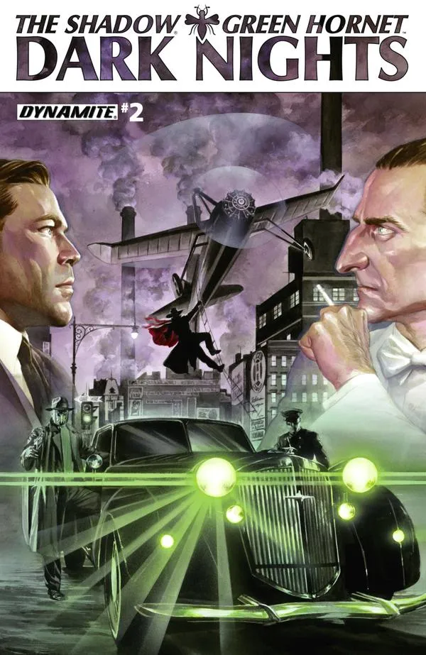 Cover of The Shadow / Green Hornet: Dark Nights #2