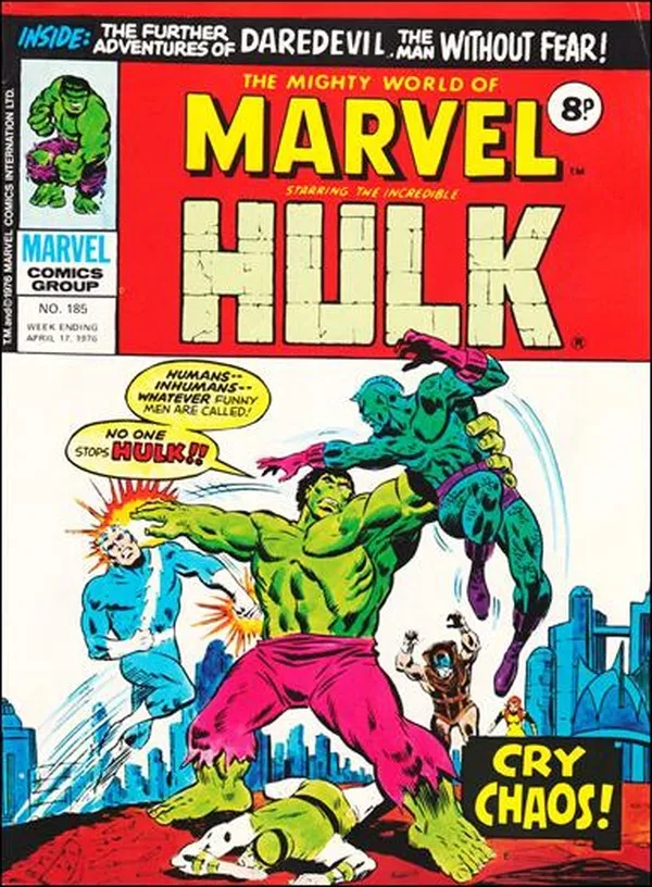 Cover of The Mighty World of Marvel #185