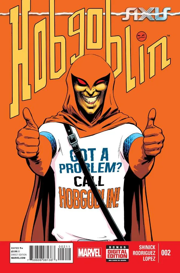 Cover of Axis: Hobgoblin #2