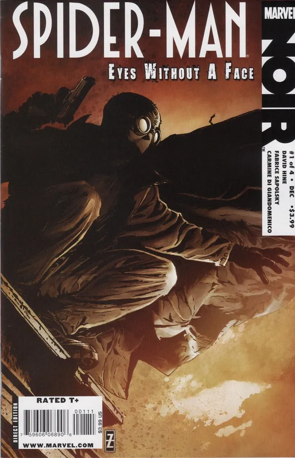 Cover of Spider-Man Noir: Eyes Without a Face #1