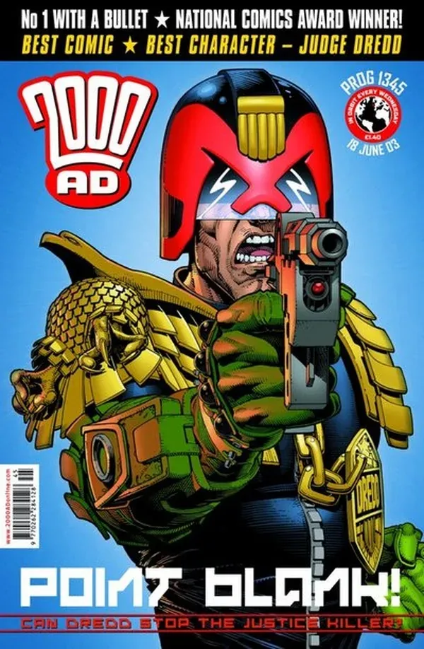 Cover of 2000 AD #1345