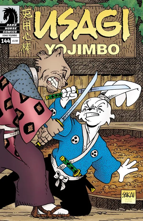 Cover of Usagi Yojimbo #144