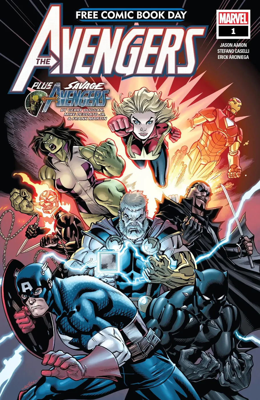 Cover of Free Comic Book Day 2019 (Avengers / Savage Avengers) #1