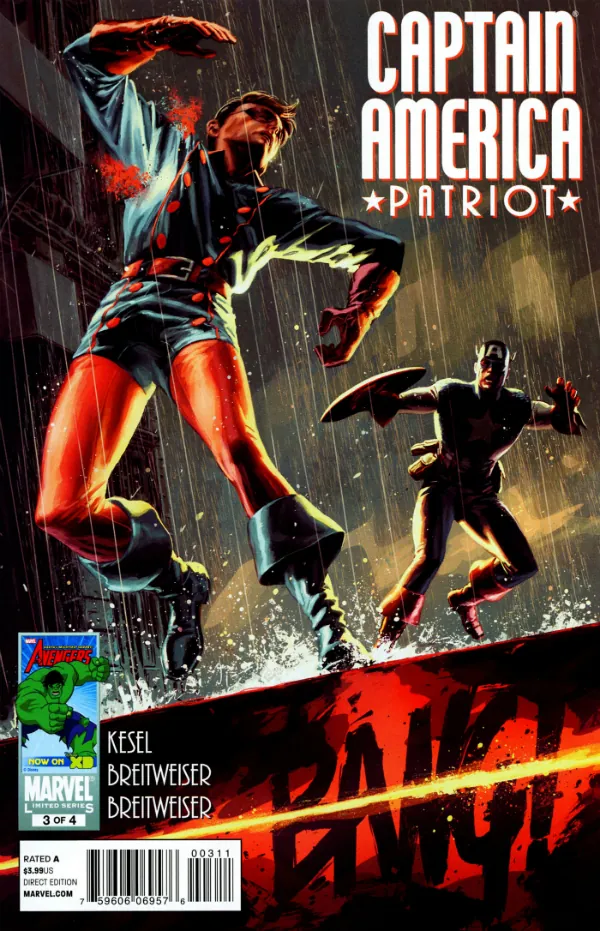 Cover of Captain America: Patriot #3