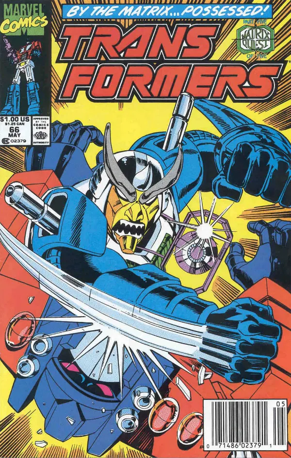 Cover of The Transformers #66