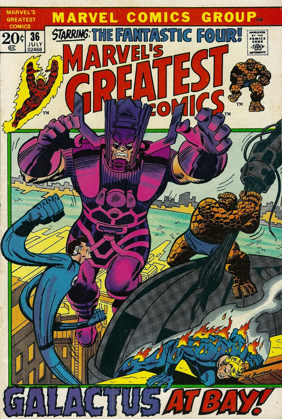 Cover of Marvel's Greatest Comics #36