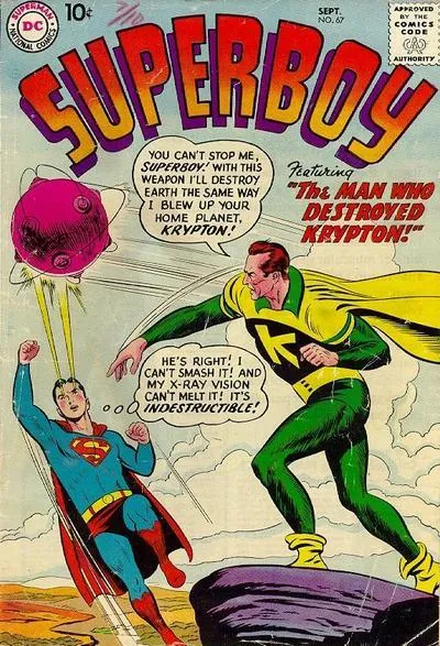 Cover of Superboy #67