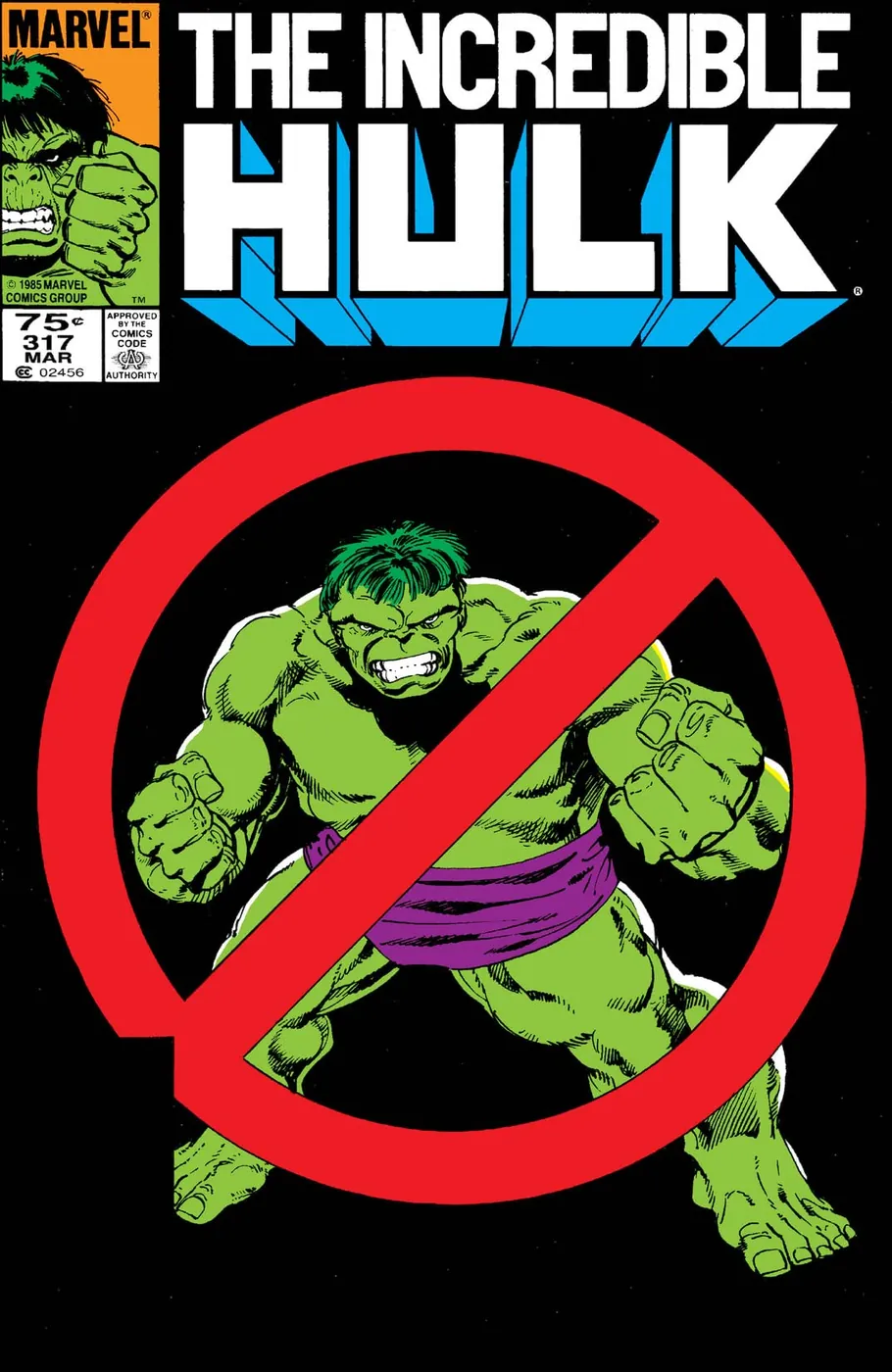 Cover of The Incredible Hulk #317