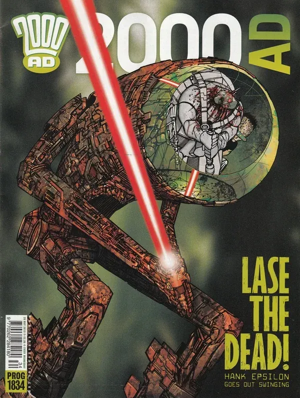 Cover of 2000 AD #1834