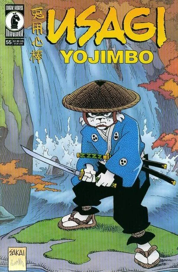 Cover of Usagi Yojimbo #55