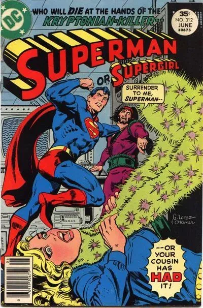 Cover of Superman #312