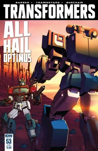 Cover of The Transformers #53