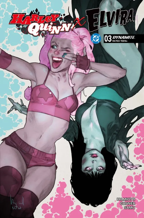Cover of Harley Quinn x Elvira #4