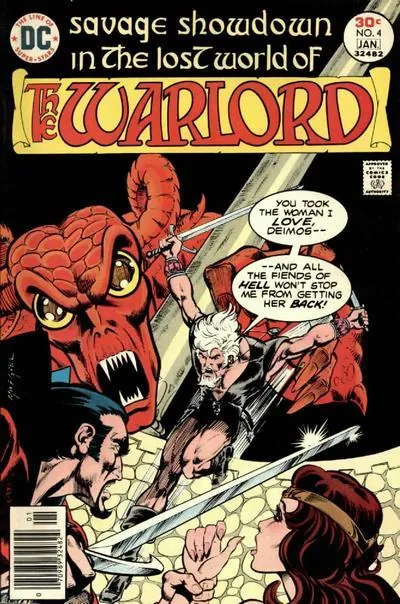 Cover of Warlord #4