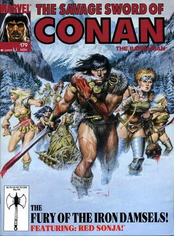 Cover of The Savage Sword of Conan #179