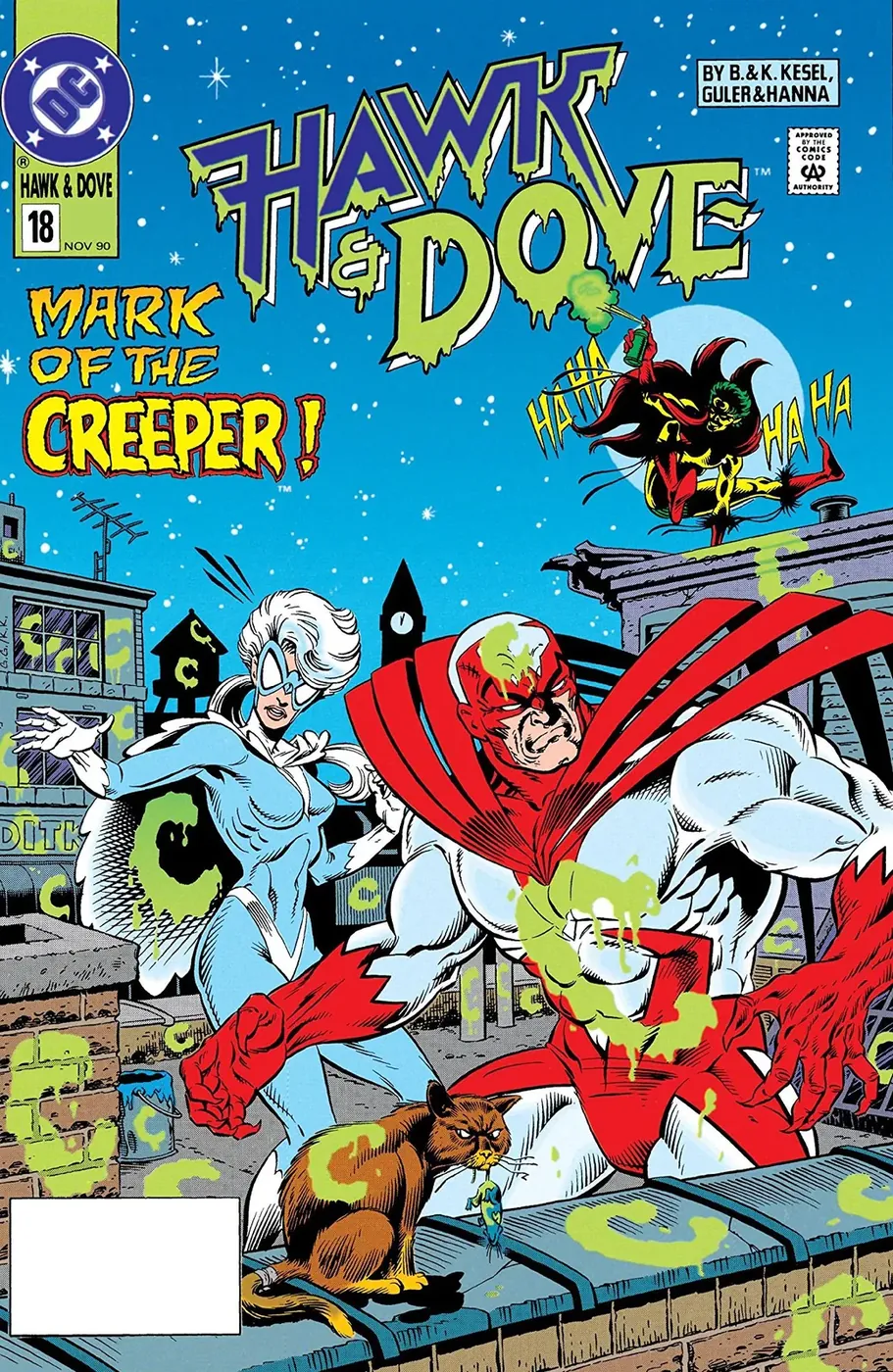 Cover of Hawk and Dove #18