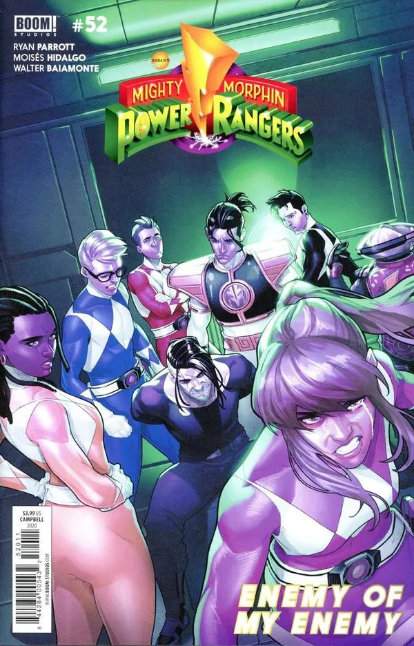 Cover of Mighty Morphin Power Rangers #52