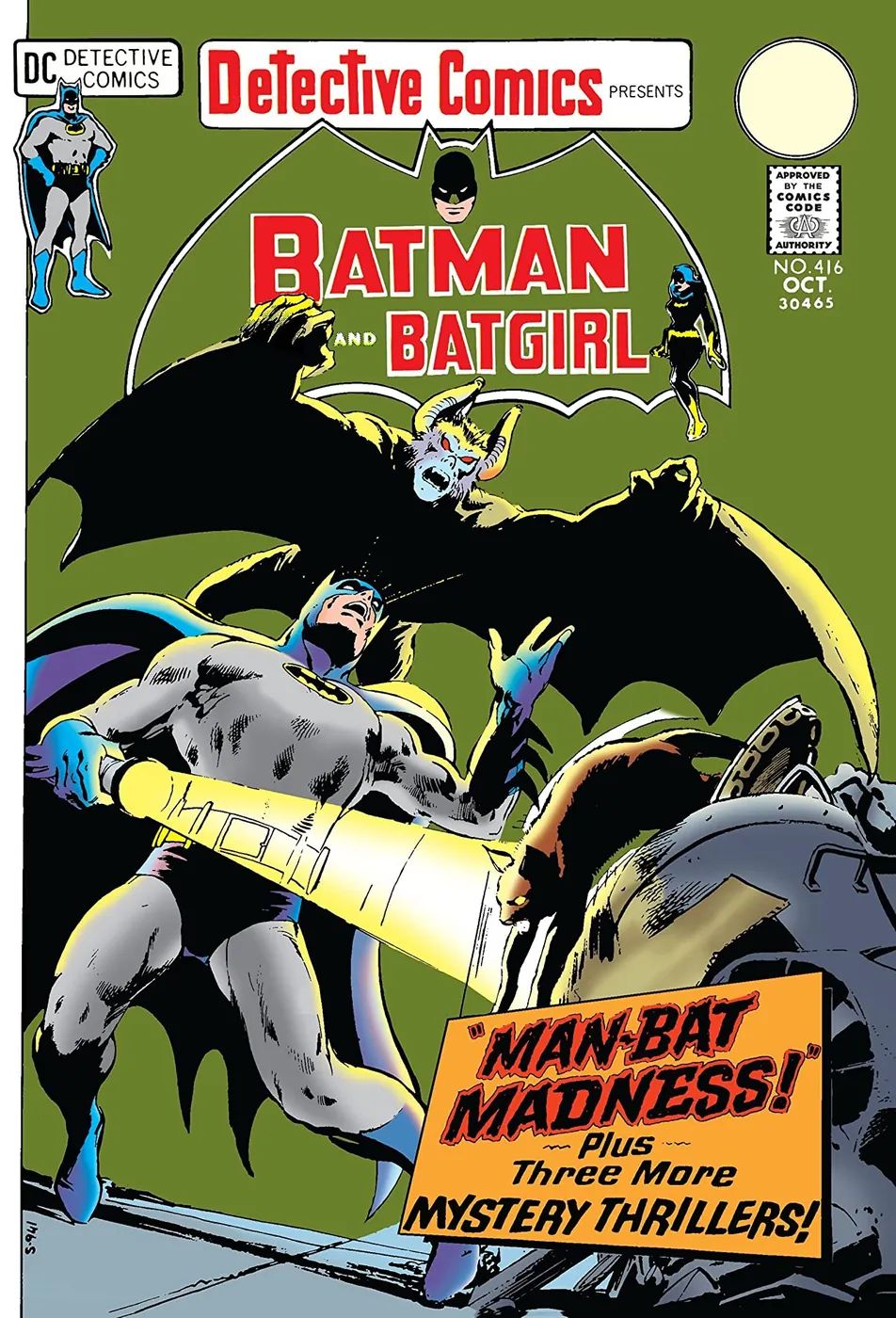 Cover of Detective Comics #416