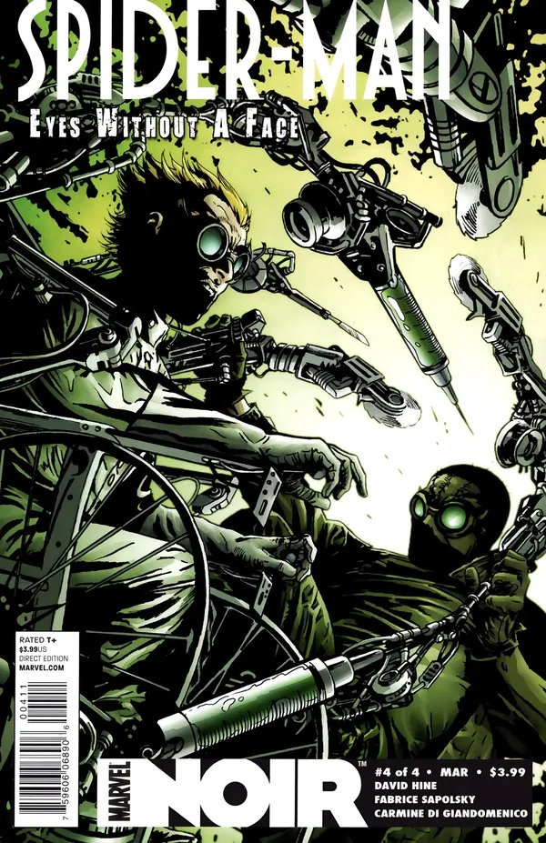 Cover of Spider-Man Noir: Eyes Without a Face #4