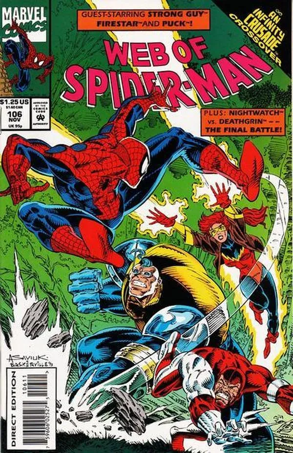 Cover of Web of Spider-Man #106