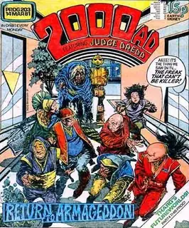 Cover of 2000 AD #203