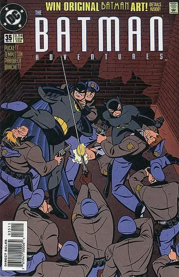 Cover of The Batman Adventures #35