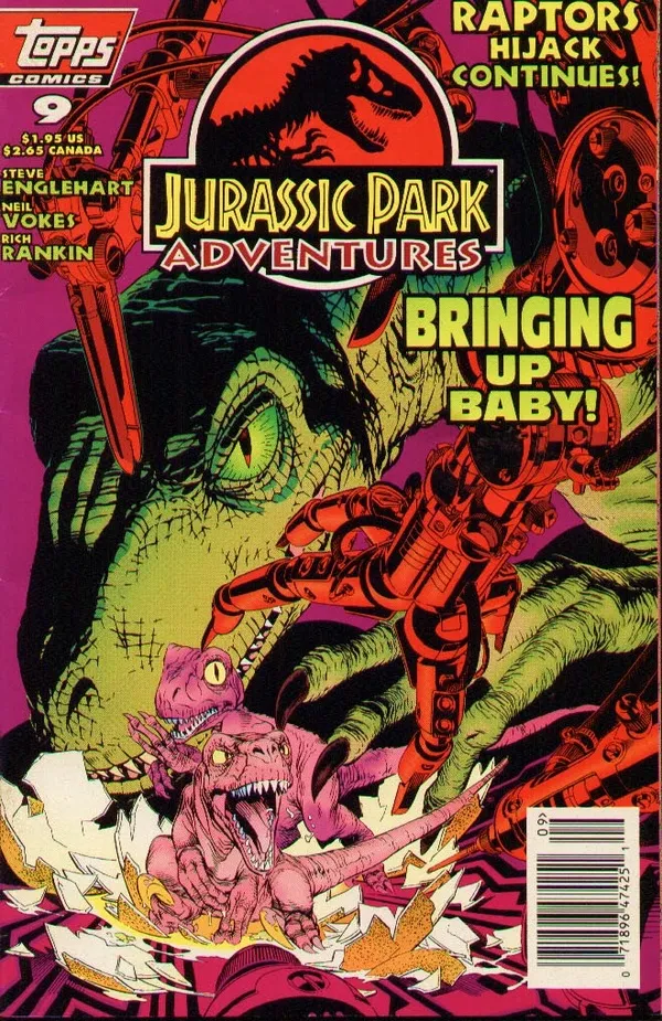 Cover of Jurassic Park Adventures #9