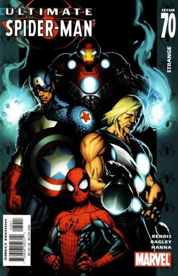 Cover of Ultimate Spider-Man #70