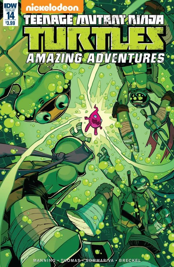 Cover of Teenage Mutant Ninja Turtles: Amazing Adventures #14