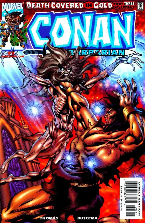 Cover of Conan: Death Covered in Gold #3
