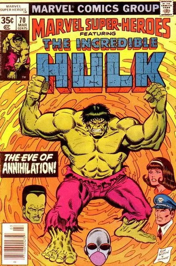 Cover of Marvel Super-Heroes #70