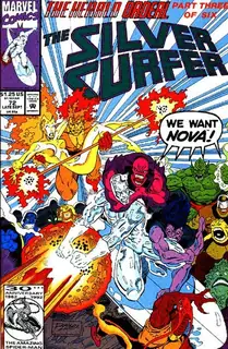 Cover of Silver Surfer #72