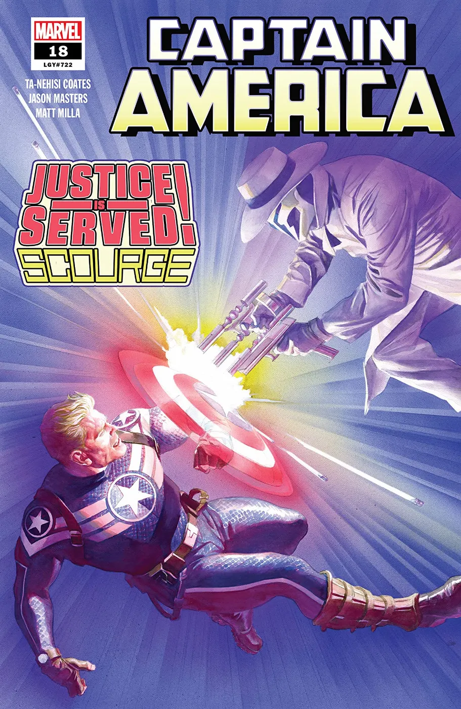 Cover of Captain America #18 (722)