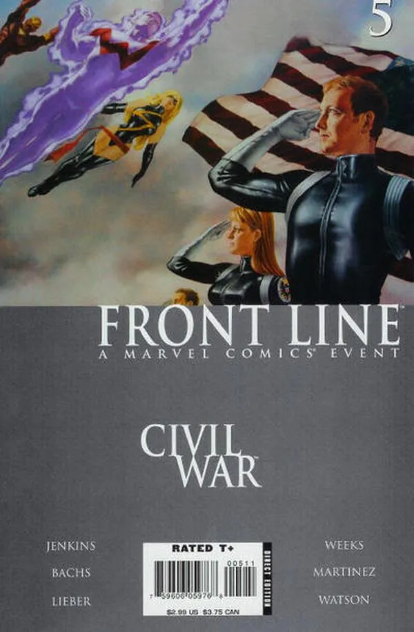 Cover of Civil War: Front Line #5