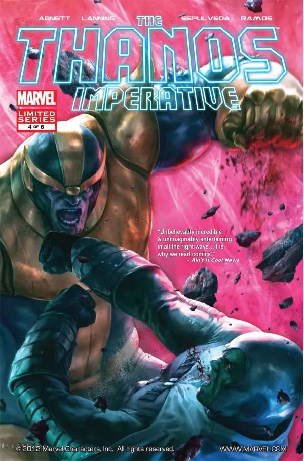 Cover of The Thanos Imperative #4
