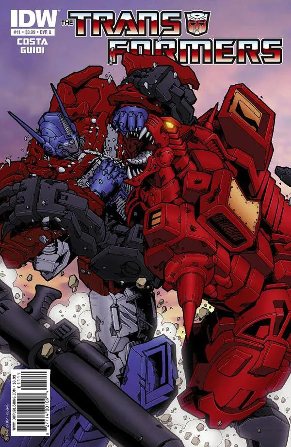 Cover of The Transformers #11