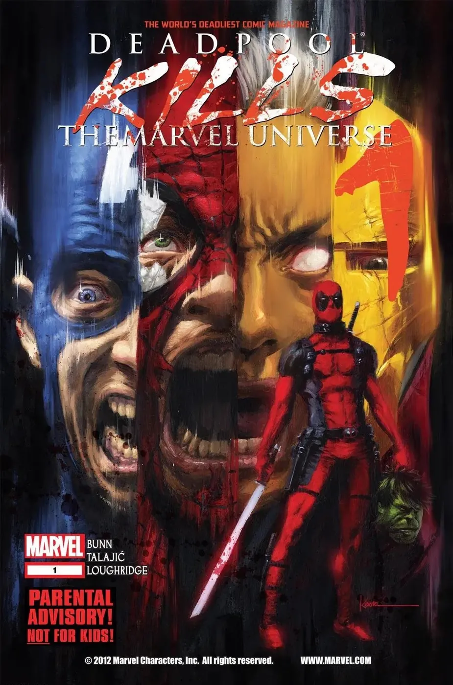 Cover of Deadpool Kills the Marvel Universe #1
