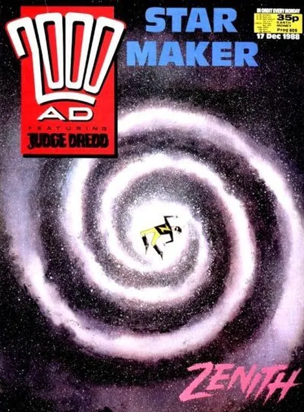 Cover of 2000 AD #605