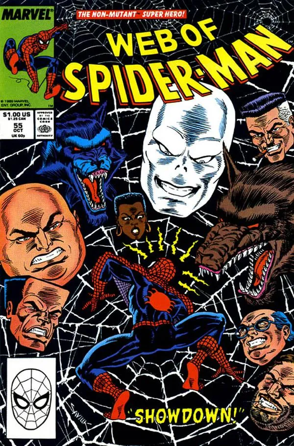 Cover of Web of Spider-Man #55