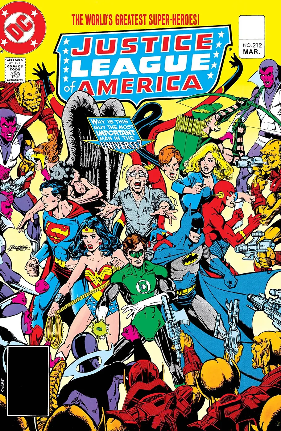 Cover of Justice League of America #212