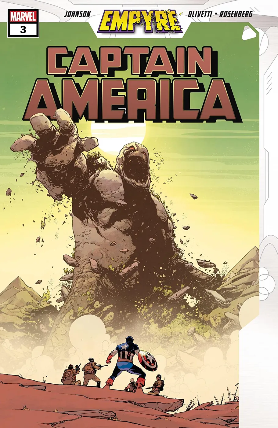 Cover of Empyre: Captain America #3