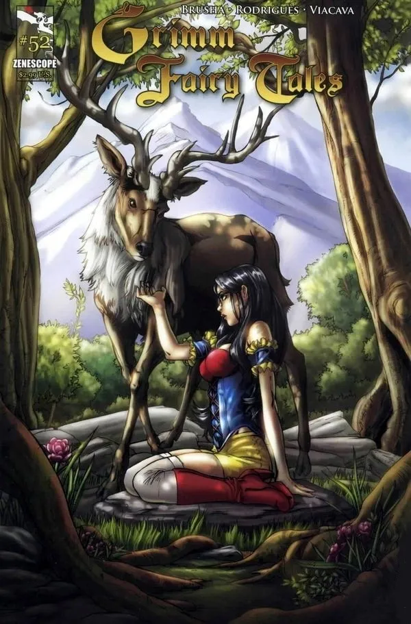 Cover of Grimm Fairy Tales #52